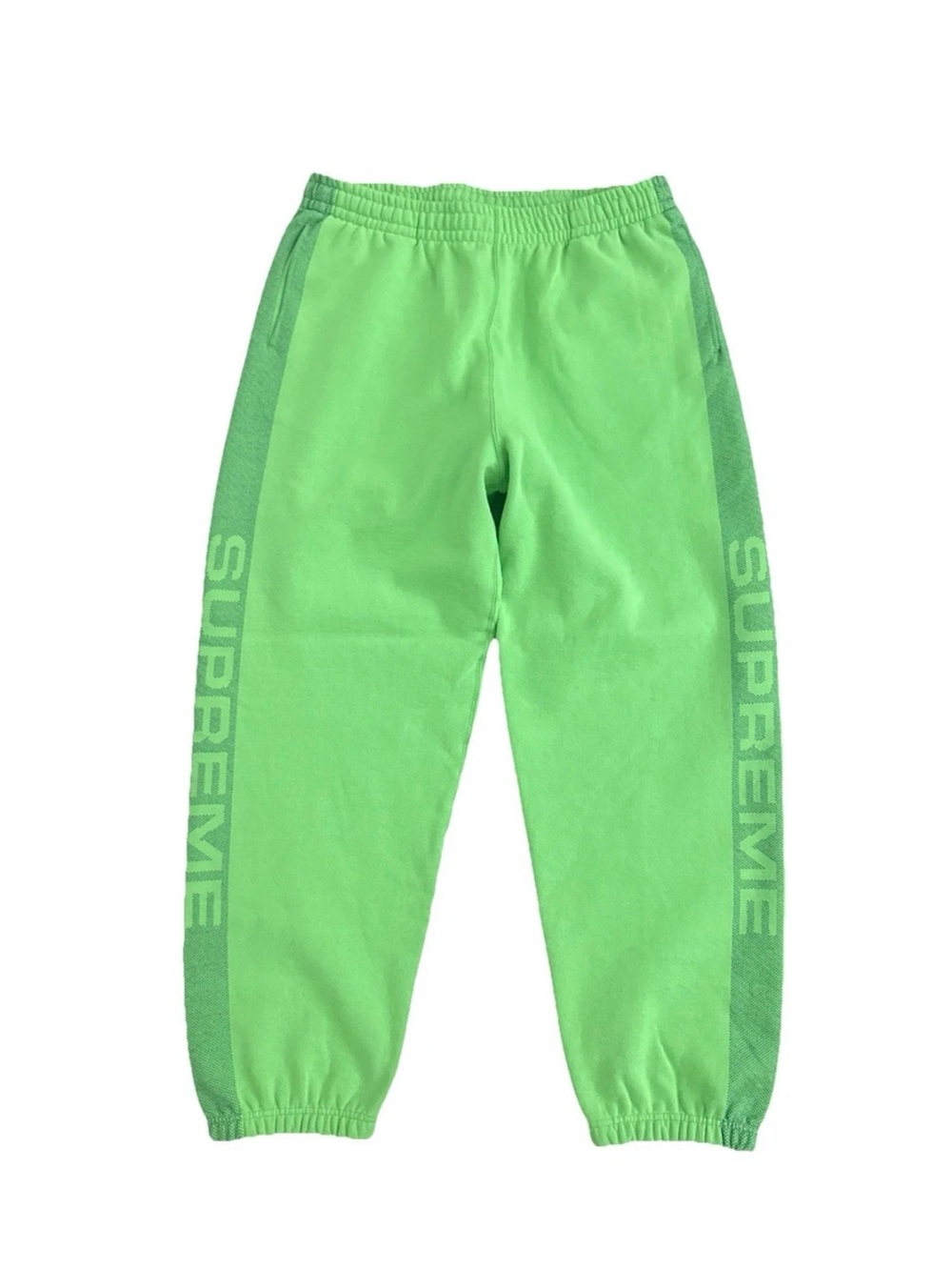 SUPREME LIME GREEN SWEATPANT SWEATPANTS PANTS  SZ XL